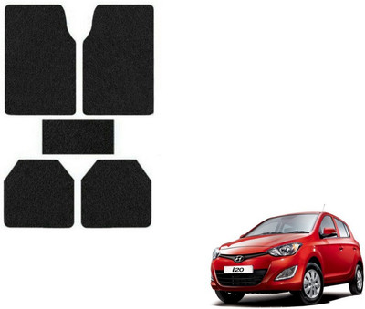 MOCKHE Rubber, Plastic Standard Mat For  Hyundai i20(Black)