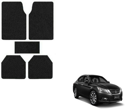 MOCKHE Rubber, Plastic Standard Mat For  Honda Accord(Black)