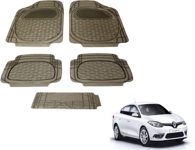 MOCKHE PVC (Polyvinyl Chloride) Standard Mat For  Renault Fluence(Grey)