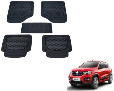 MOCKHE PVC (Polyvinyl Chloride) Standard Mat For  Renault Kwid(Black)