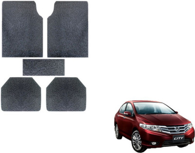 MOCKHE Rubber, Plastic Standard Mat For  Honda City(Grey)