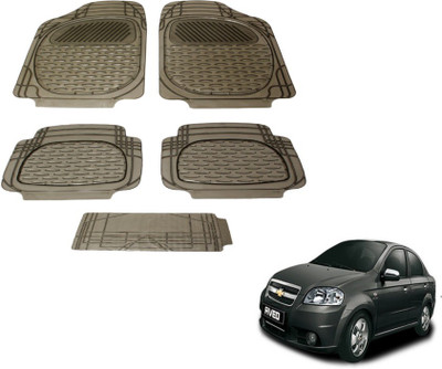 MOCKHE PVC (Polyvinyl Chloride) Standard Mat For  Chevrolet Aveo(Grey)