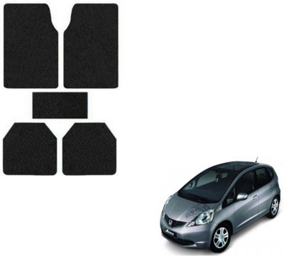 MOCKHE Rubber, Plastic Standard Mat For  Honda Jazz(Black)