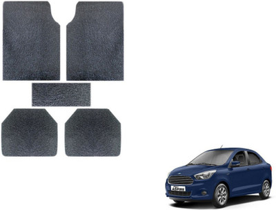 MOCKHE Rubber, Plastic Standard Mat For  Ford Aspire(Grey)