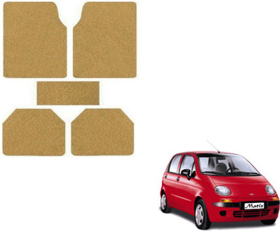 MOCKHE Rubber, Plastic Standard Mat For  Daewoo Matiz(Beige)