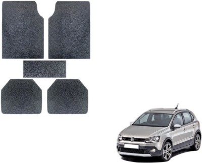 MOCKHE Rubber, Plastic Standard Mat For  Volkswagen Polo Cross(Grey)