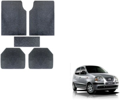 MOCKHE Rubber, Plastic Standard Mat For  Hyundai Santro(Grey)