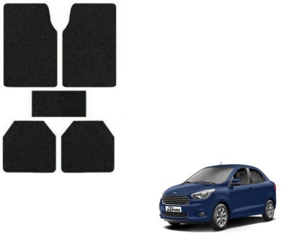 MOCKHE Rubber, Plastic Standard Mat For  Ford Aspire(Black)