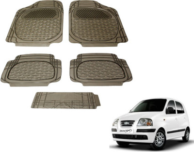 MOCKHE PVC (Polyvinyl Chloride) Standard Mat For  Hyundai Santro Xing(Grey)