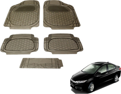 MOCKHE PVC (Polyvinyl Chloride) Standard Mat For  Honda City(Grey)
