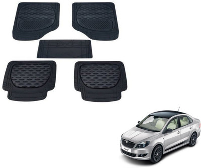 MOCKHE PVC (Polyvinyl Chloride) Standard Mat For  Skoda Rapid(Black)