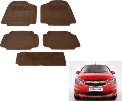 MOCKHE PVC (Polyvinyl Chloride) Standard Mat For  Chevrolet UVA(Brown)