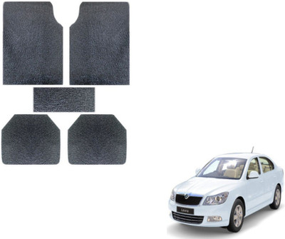 MOCKHE Rubber, Plastic Standard Mat For  Skoda Laura(Grey)