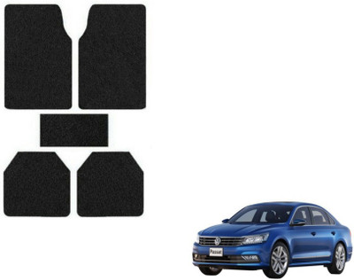 MOCKHE Rubber, Plastic Standard Mat For  Volkswagen Passat(Black)