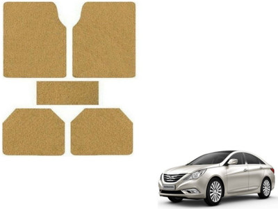 MOCKHE Rubber, Plastic Standard Mat For  Hyundai Sonata Embera(Beige)