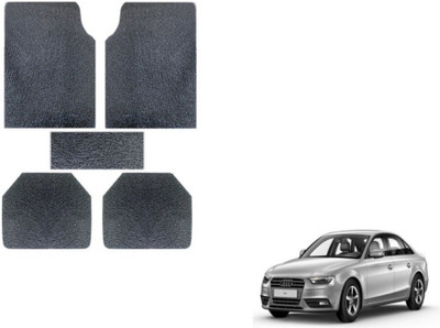 MOCKHE Rubber, Plastic Standard Mat For  Audi A4(Grey)