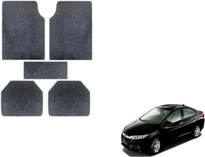 MOCKHE Plastic, Rubber Standard Mat For  Honda City(Grey)