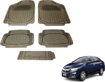MOCKHE PVC (Polyvinyl Chloride) Standard Mat For  Honda New City(Grey)