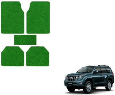 MOCKHE Rubber, Plastic Standard Mat For  Toyota Land Cruiser Prado(Green)