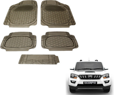 MOCKHE PVC (Polyvinyl Chloride) Standard Mat For  Mahindra New Scorpio(Grey)