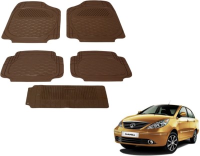 MOCKHE PVC (Polyvinyl Chloride) Standard Mat For  Tata Manza(Beige)