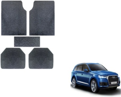 MOCKHE Rubber, Plastic Standard Mat For  Audi Q7(Grey)