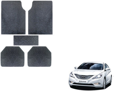 MOCKHE Rubber, Plastic Standard Mat For  Hyundai Sonata(Grey)