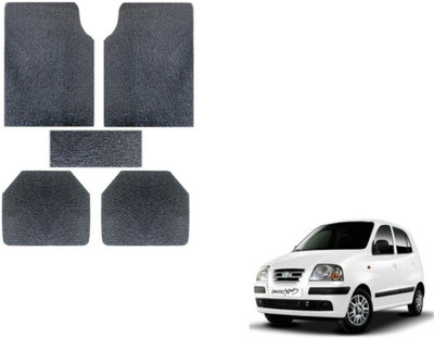 MOCKHE Rubber, Plastic Standard Mat For  Hyundai Santro Xing(Grey)