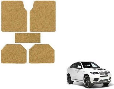 MOCKHE Rubber, Plastic Standard Mat For  BMW X6(Beige)