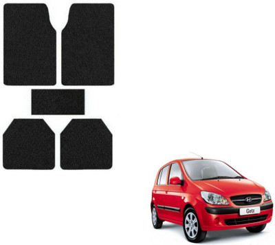MOCKHE Rubber, Plastic Standard Mat For  Hyundai Getz(Black)