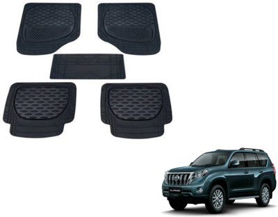 MOCKHE PVC (Polyvinyl Chloride) Standard Mat For  Toyota Land Cruiser Prado(Black)