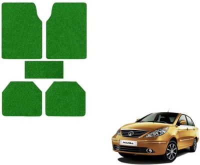 MOCKHE Rubber, Plastic Standard Mat For  Tata Manza(Green)