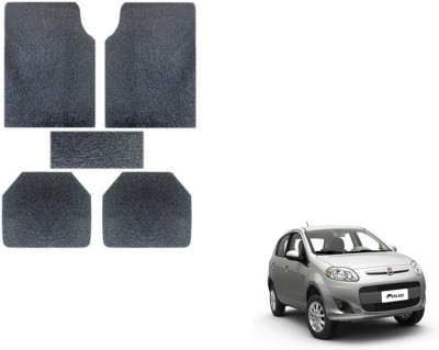 MOCKHE Rubber, Plastic Standard Mat For  Fiat Palio(Grey)