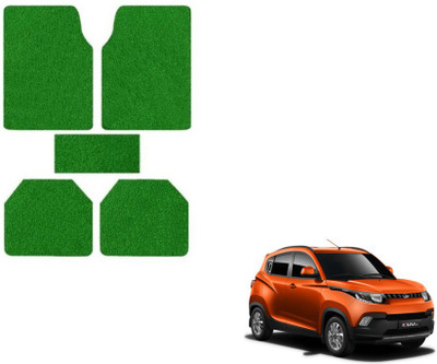 MOCKHE Rubber, Plastic Standard Mat For  Mahindra KUV 100(Green)