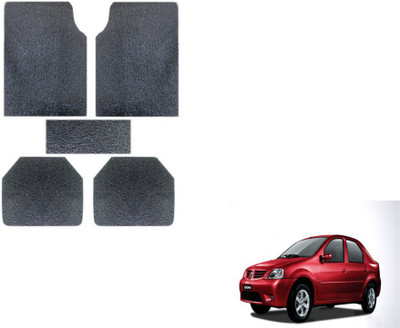 MOCKHE Rubber, Plastic Standard Mat For  Mahindra Logan(Grey)