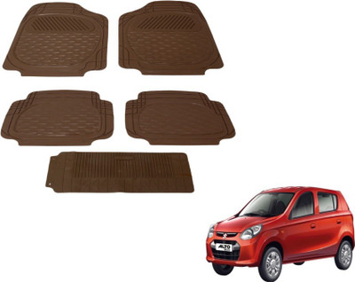 MOCKHE PVC (Polyvinyl Chloride) Standard Mat For  Maruti Suzuki Alto 800(Brown)