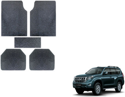 MOCKHE Rubber, Plastic Standard Mat For  Toyota Land Cruiser Prado(Grey)