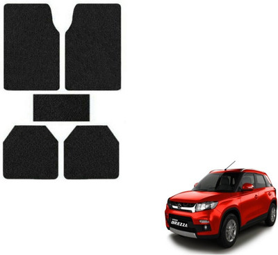 MOCKHE Rubber, Plastic Standard Mat For  Maruti Suzuki Vitara Brezza(Black)