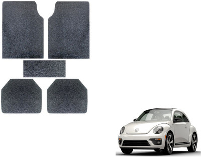 MOCKHE Rubber, Plastic Standard Mat For  Volkswagen Beetle(Grey)