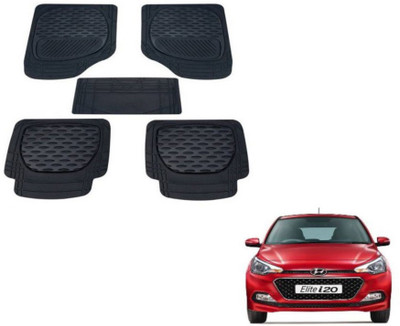 MOCKHE PVC (Polyvinyl Chloride) Standard Mat For  Hyundai Elite i20(Black)