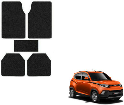 MOCKHE Rubber, Plastic Standard Mat For  Mahindra KUV 100(Black)