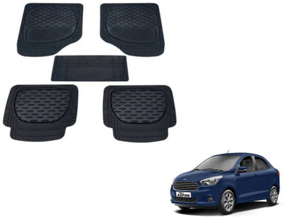 MOCKHE PVC (Polyvinyl Chloride) Standard Mat For  Ford Aspire(Black)
