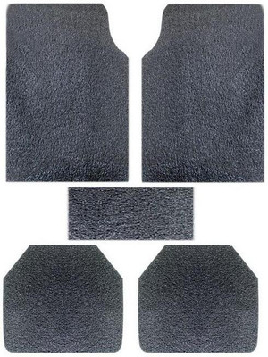 MOCKHE Rubber, Plastic Standard Mat For  Ford Fiesta(Grey)