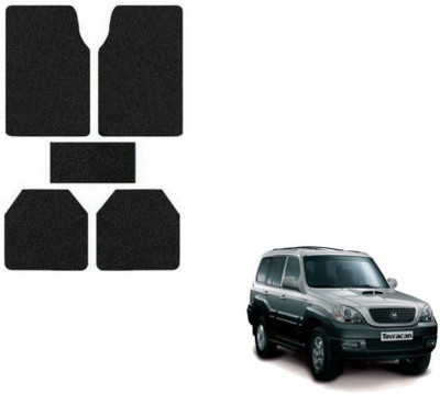 MOCKHE Rubber, Plastic Standard Mat For  Hyundai Terracan(Black)