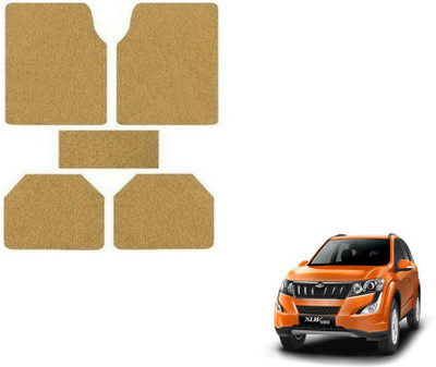 MOCKHE Rubber, Plastic Standard Mat For  Mahindra XUV 500(Beige)