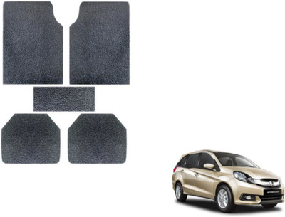 MOCKHE Rubber, Plastic Standard Mat For  Honda Mobilio(Grey)