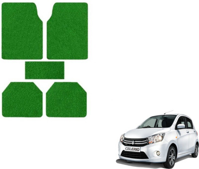MOCKHE Rubber, Plastic Standard Mat For  Maruti Suzuki Celerio(Green)