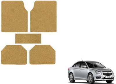 MOCKHE Rubber, Plastic Standard Mat For  Chevrolet Cruze(Beige)