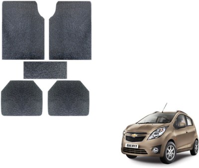 MOCKHE Rubber, Plastic Standard Mat For  Chevrolet Beat(Grey)