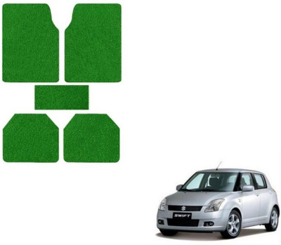 MOCKHE Rubber, Plastic Standard Mat For  Maruti Suzuki Swift(Green)